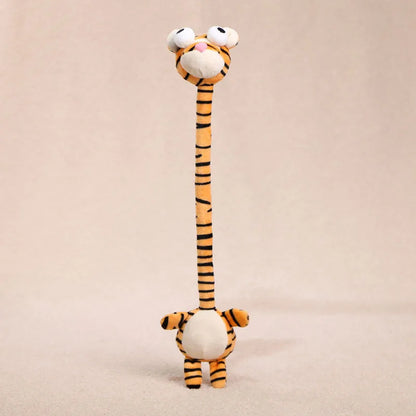 dog plush wrap-around long neck stuffed animal stroller decoration