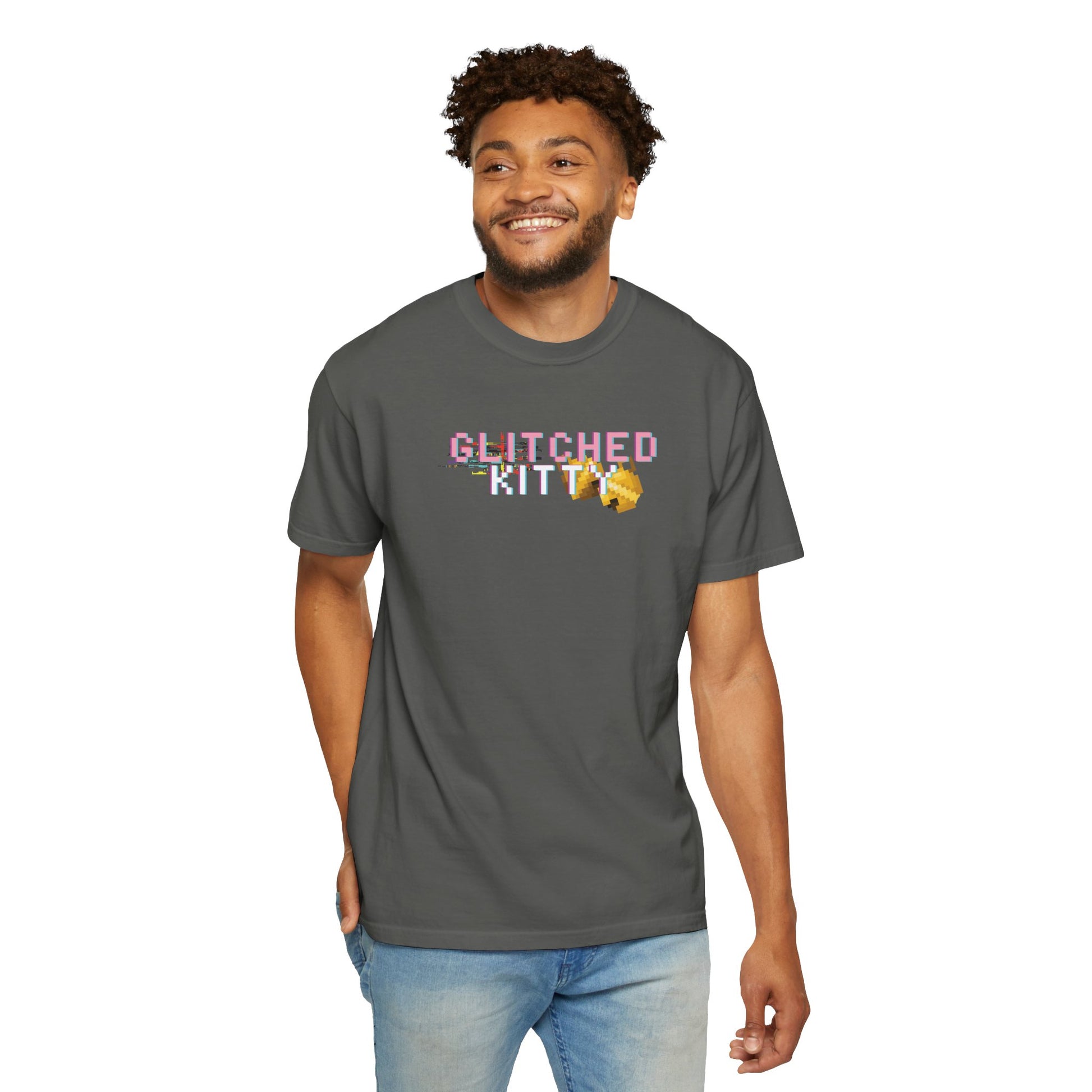 glitched kitty tees 