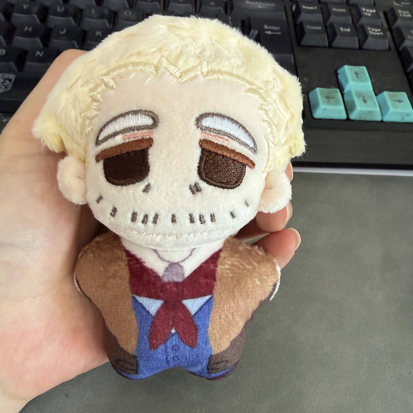hosea matthews plush figure soft toy front view
