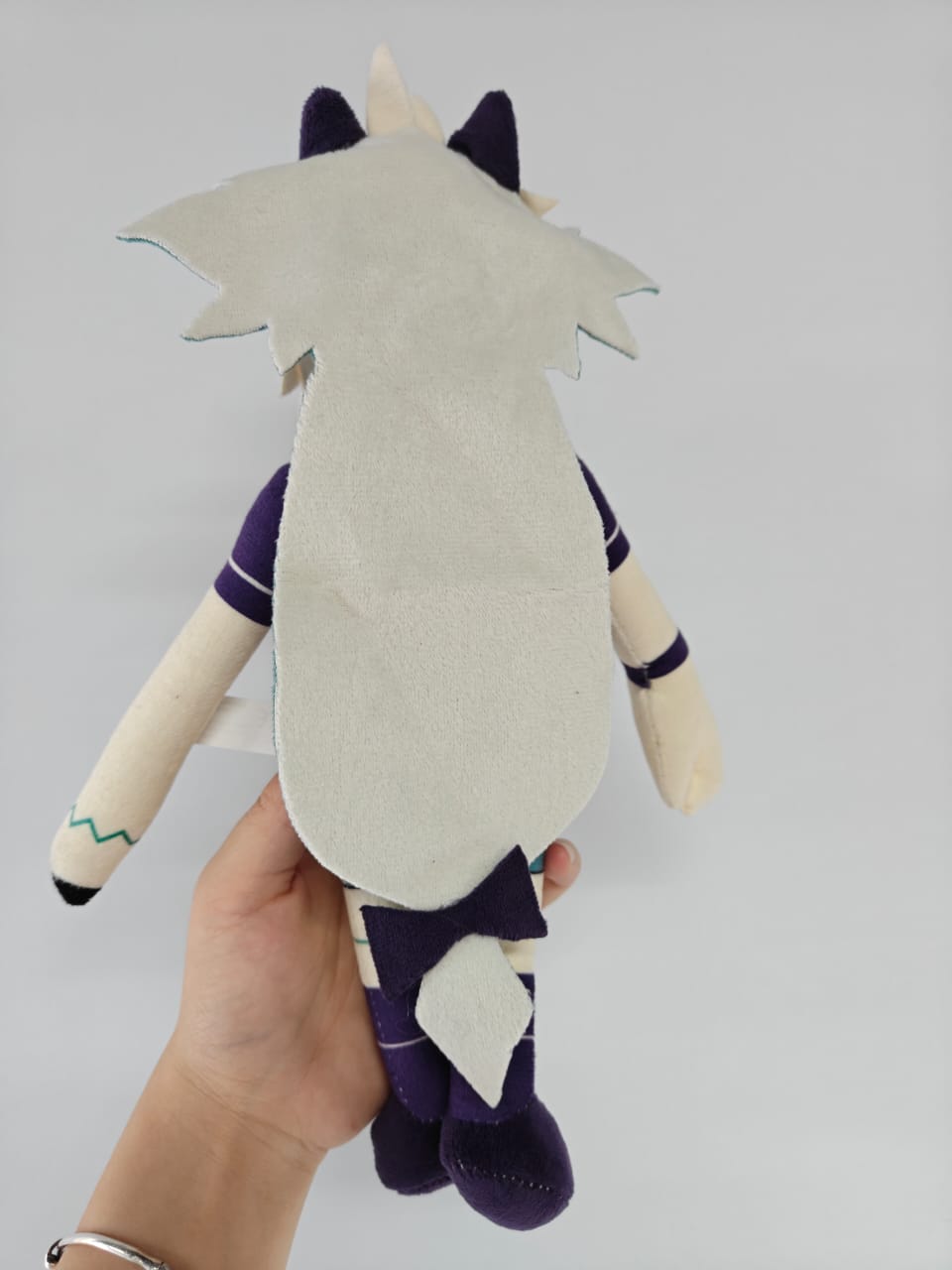 liver FPE plush standing display on shelf
