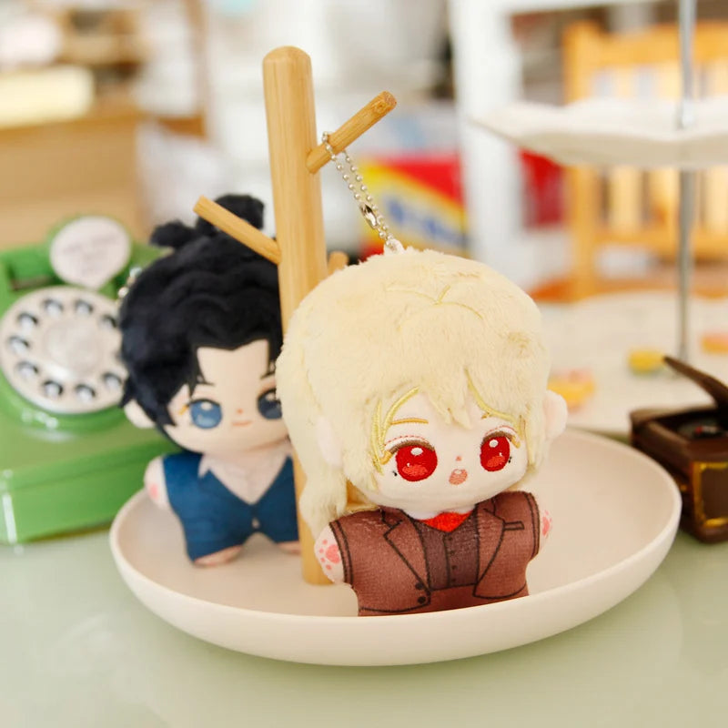 lord of crime plush silver hair nobleman anime chibi display
