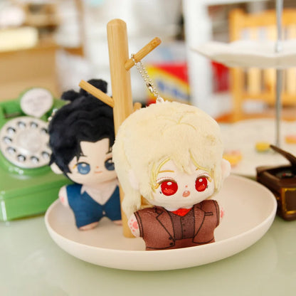 lord of crime plush silver hair nobleman anime chibi display
