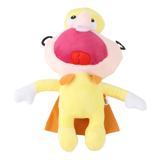noise plush toy yellow suit fan-inspired handmade 28cm
