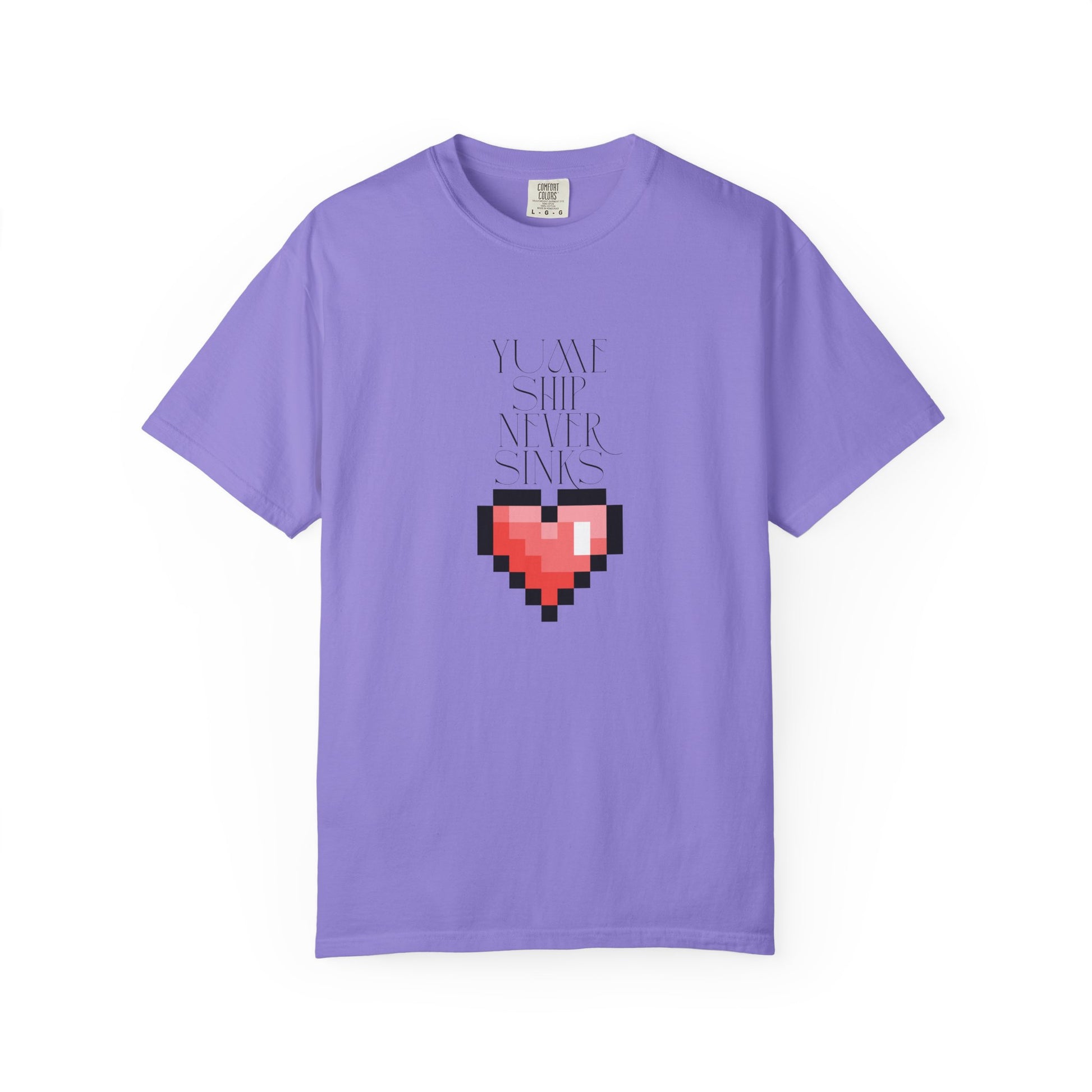 nostalgic gaming apparel garment dyed tee lifestyle worn shot
