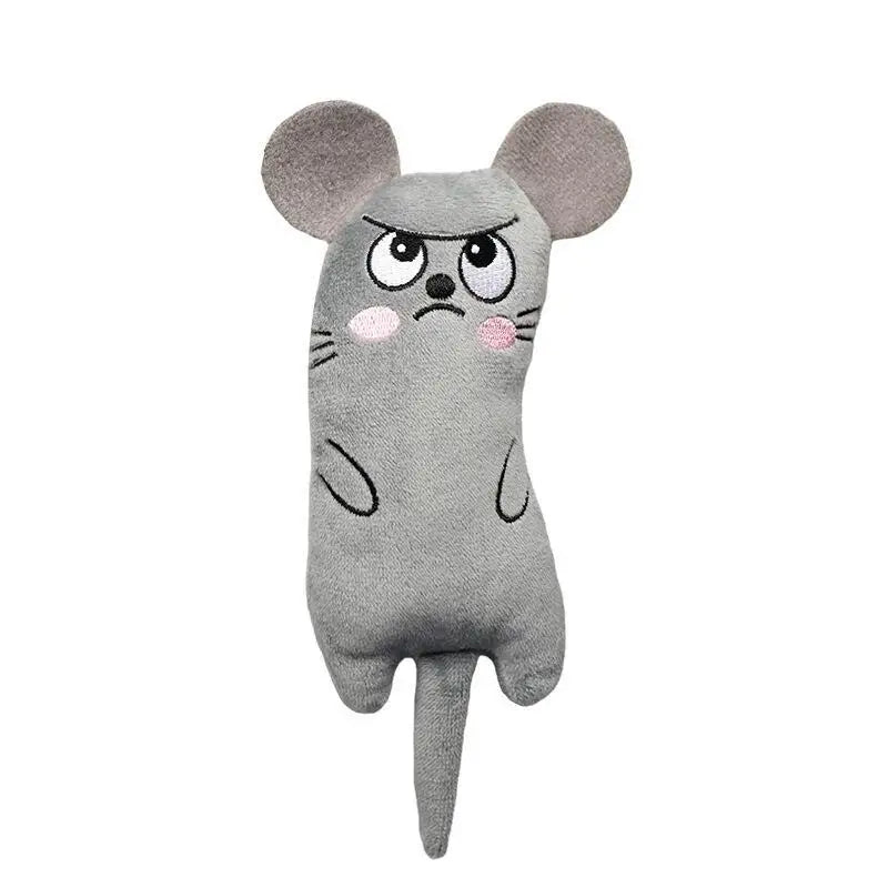 pink cat crinkle stuffed animal kicker plush
