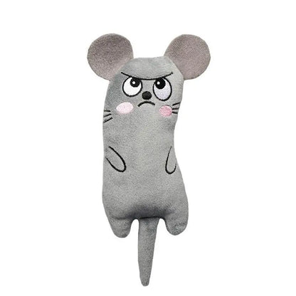 pink cat crinkle stuffed animal kicker plush

