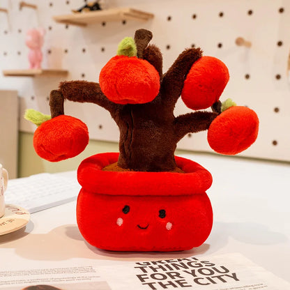 plush for plant lovers kawaii home decor plush gift-ready plant stuffed toy