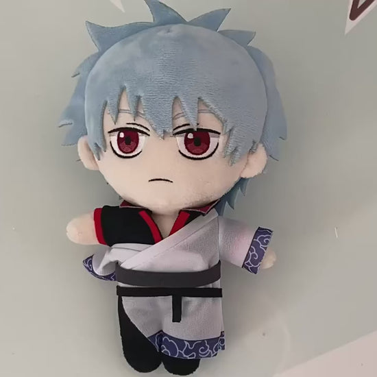 Gintoki plush toy back view full body
