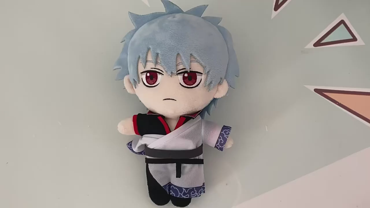 Gintoki plush toy back view full body

