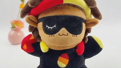FlameFrags Plush Handmade Flame Plush Toy  Gaming YouTuber Fan Art Collectible