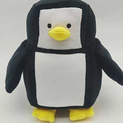 Blocky Penguin Plush Arcade Brawler Game Plush 22cm