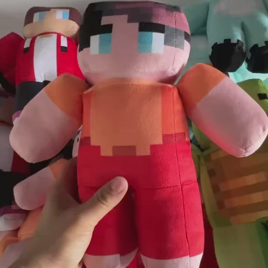 JJ stuffed toy close up face detail handmade fan art
