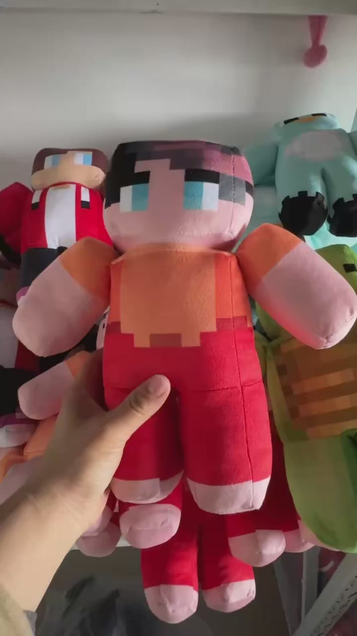 JJ stuffed toy close up face detail handmade fan art
