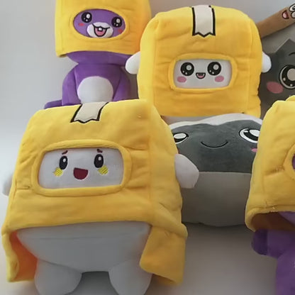 LankyBox Plush Collection - Boxy, Foxy, Rocky, Canny & Thicc Shark Plush Toy
