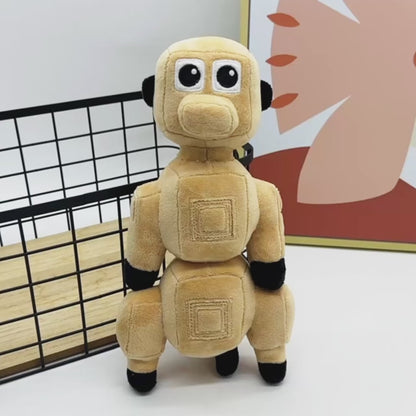 29cm Robot Dog Plush – Fan-Made Voxel Style Character Plushie for Collectors