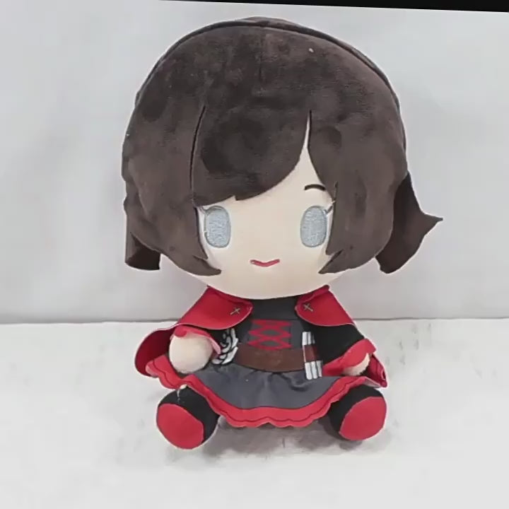 Ruby Rose Plush Toy 22cm RWBY Plush Handmade Stuffed Ruby Toy Fan