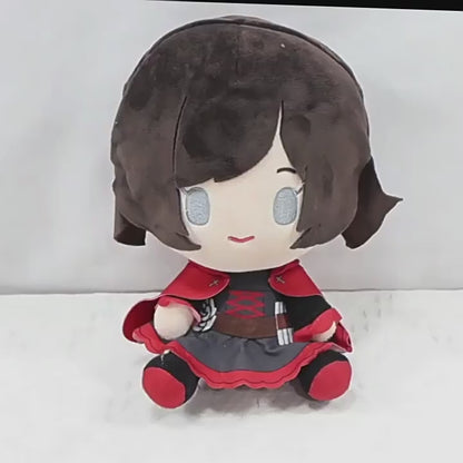 Ruby Rose Plush Toy  22cm RWBY Plush Handmade Stuffed Ruby Toy Fan Gift