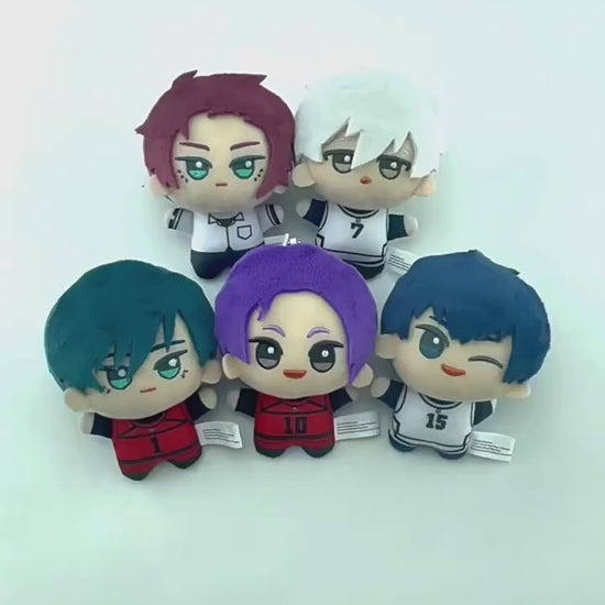 Blue Lock Anime Plush Pendant - 10cm Isagi Yoichi, Nagi Seishiro, Itoshi Rin & Sae Chibi Keychain Collection