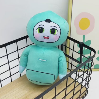 Moxie Plush Toy Fan Art Robot Companion Stuffed Animal Gift for Kids 25cm