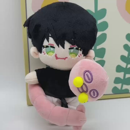 Toji Fushiguro Cursed Worm Handmade Plush Toy 22cm  Toji with Plush Fan Art Stuffed Figure