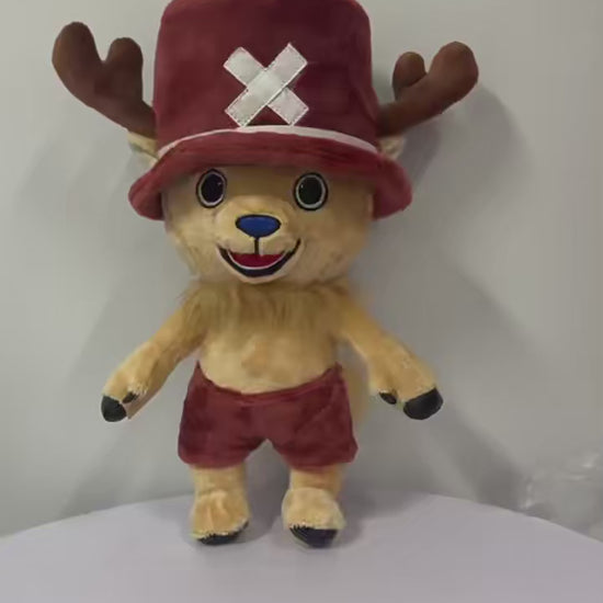 One Piece Tony Tony Chopper plush blue nose reindeer doctor chibi doll
