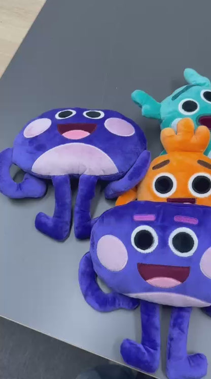 Super Simple Bumble Nums Plush Set - Humble, Stumble, and Grumble Stuffed Toy Collection (10-11.5")