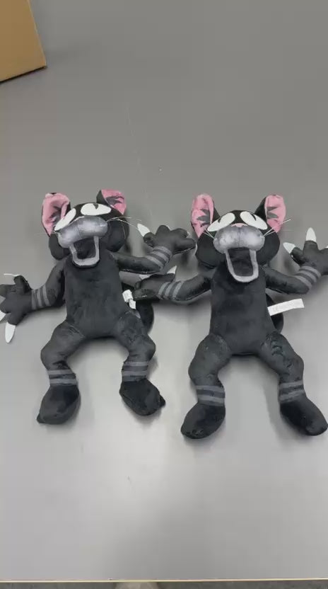 Black Cat Plush - 30cm Stuffed Cat from 99 Nights In The Forest