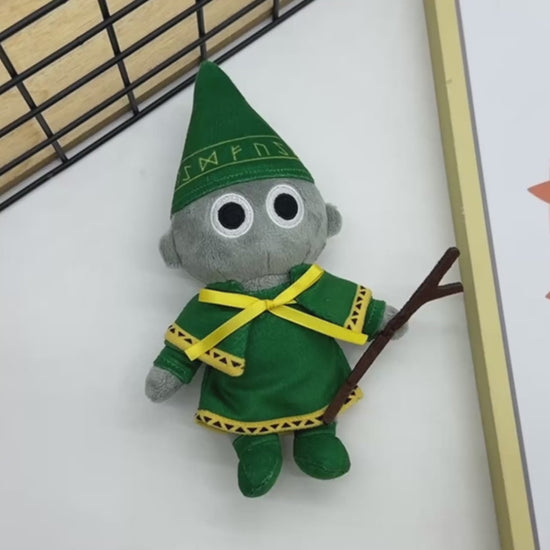 YAPYAP game fan art plush on desk gaming setup display
