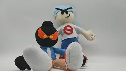 Handmade Whitty Plush and Boyfriend Plush | Fan-Inspired Rhythm Game Stuffed Toys