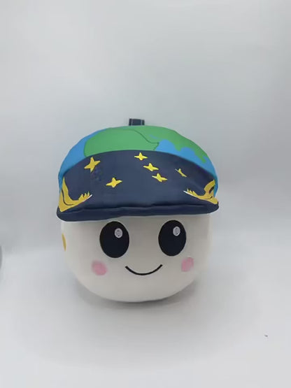 Fanmade Rise Artemis 2 Plush Doll | NASA Moon Mascot Zero Gravity Indicator Stuffed Toy