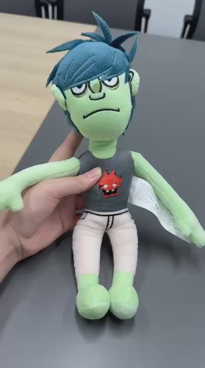 Gorillaz Noodle Plush 30cm - Iconic Guitarist Gorilla Stuffed Animal Collectible