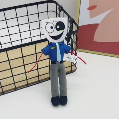 Valencina fan merch plush figure displayed on shelf
