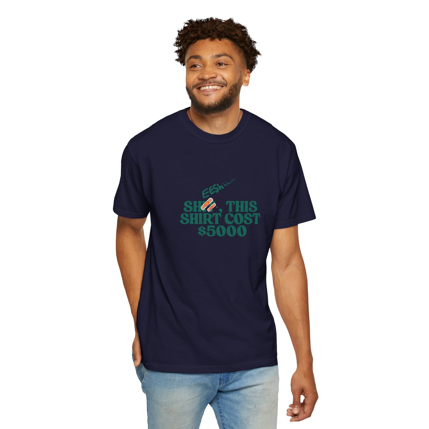  relaxed-fit t-shirt with bold graphic, front view product photo