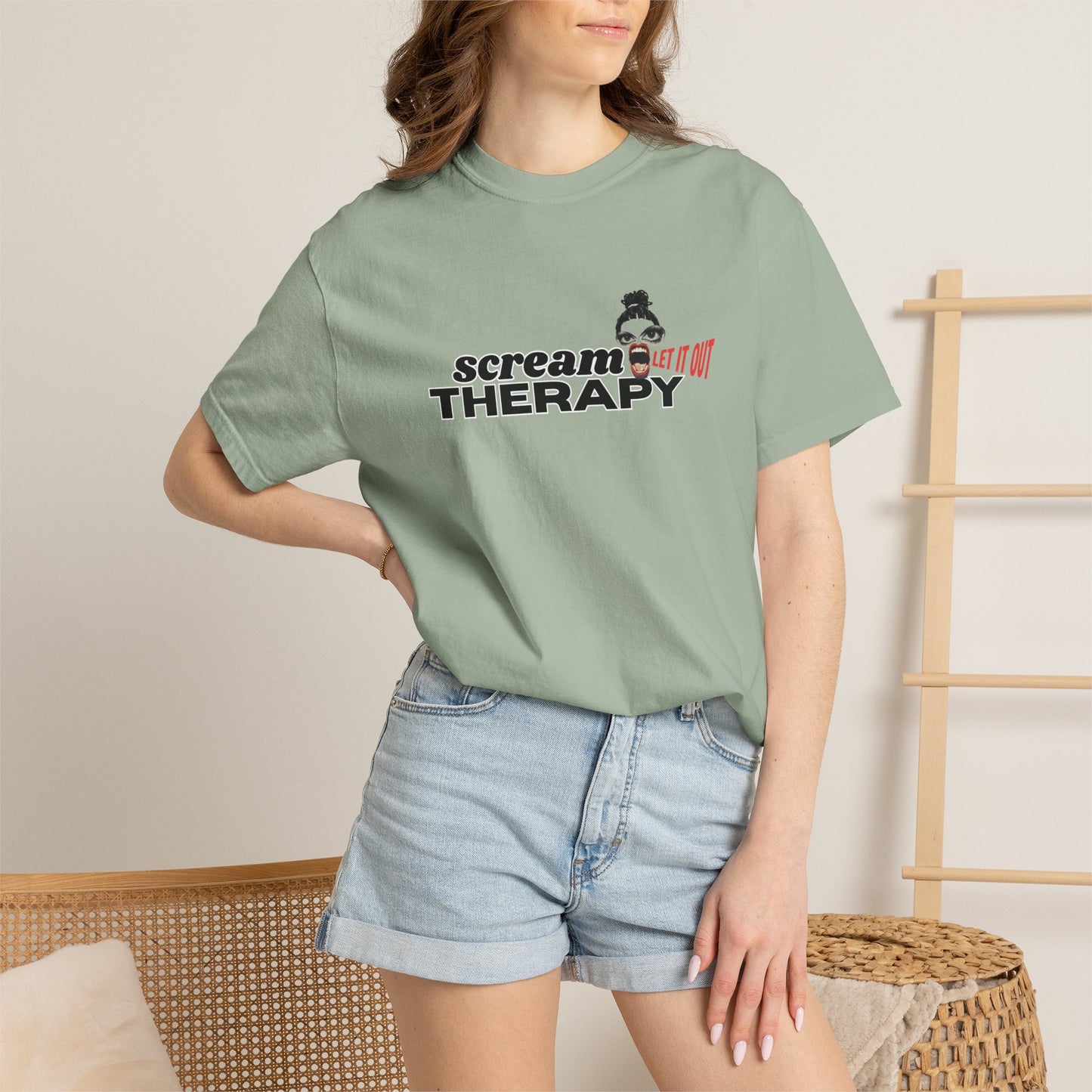 scream therapy unisex tee