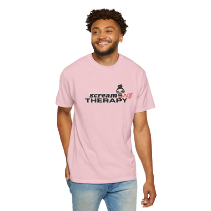 screaming frustated printed unisex tee 