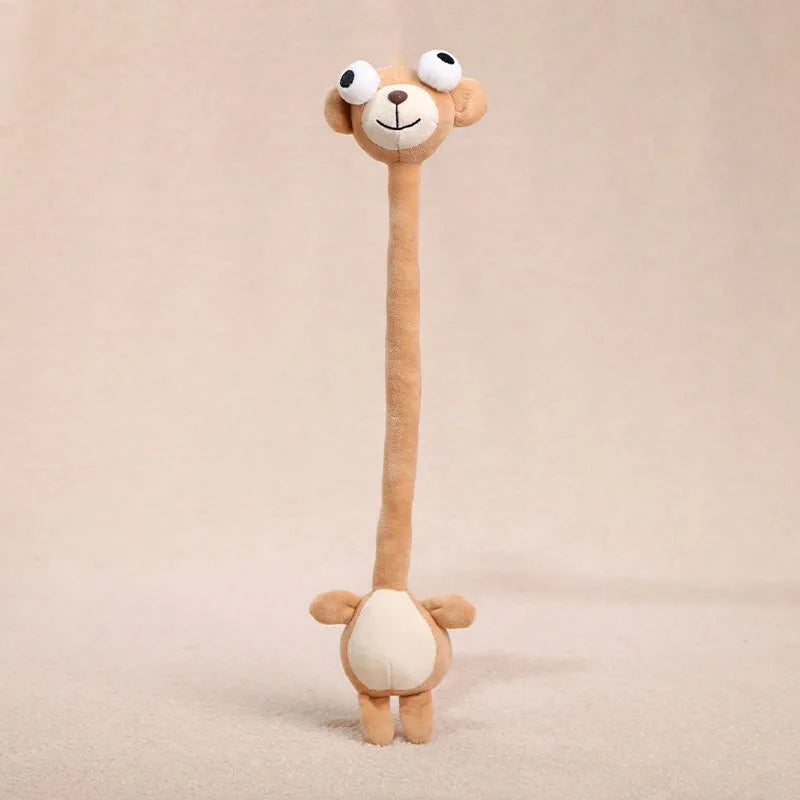sheep plush bendable neck charm soft kawaii animal pendant 40cm