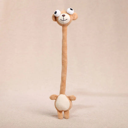 sheep plush bendable neck charm soft kawaii animal pendant 40cm