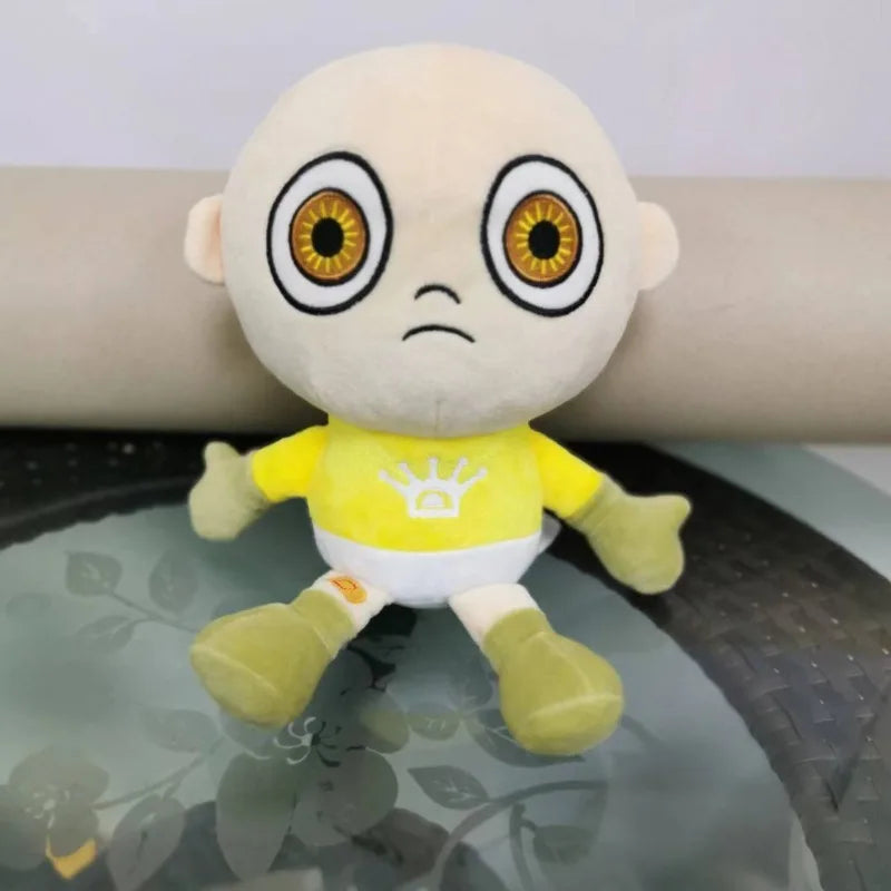 the baby plush front view round face dark eyes 25cm
