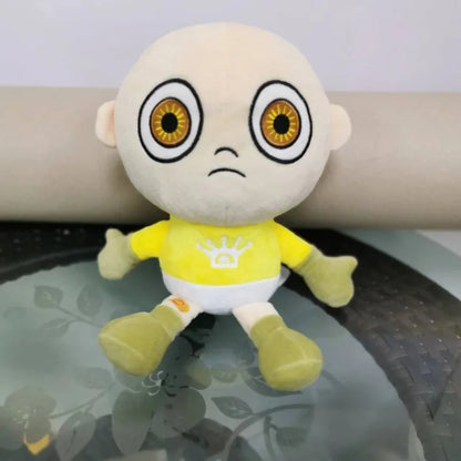 the baby plush front view round face dark eyes 25cm
