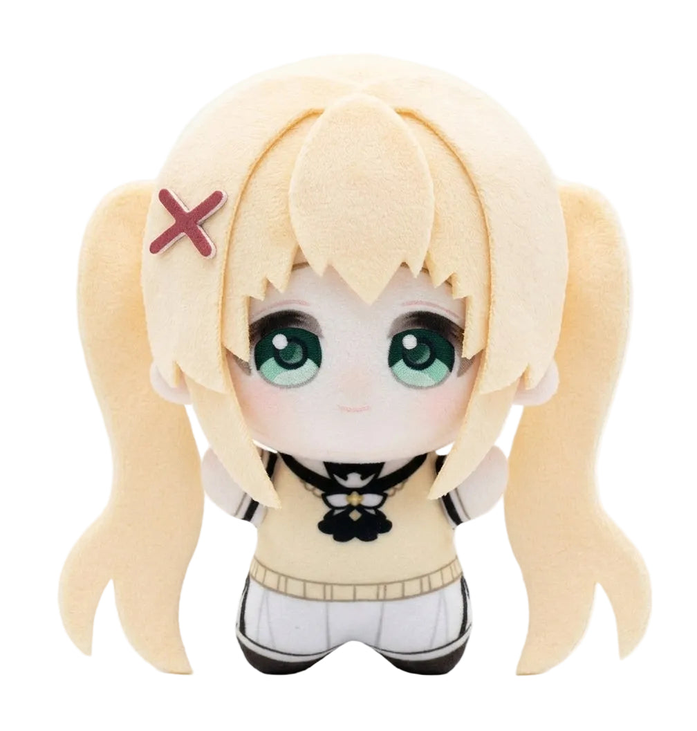 tsumugi plushie handmade 10cm mascot front view white background
