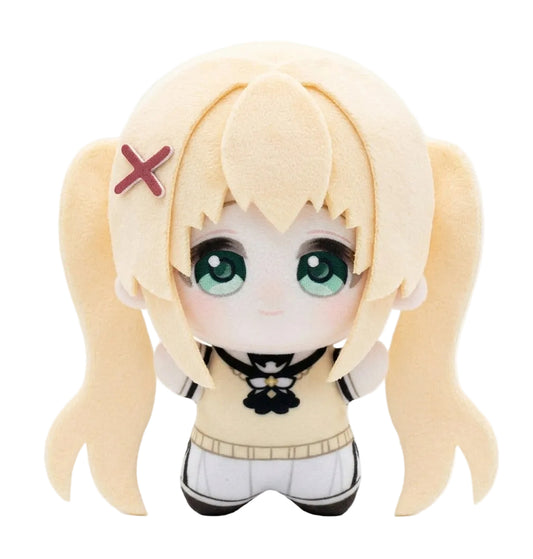 tsumugi plushie handmade 10cm mascot front view white background