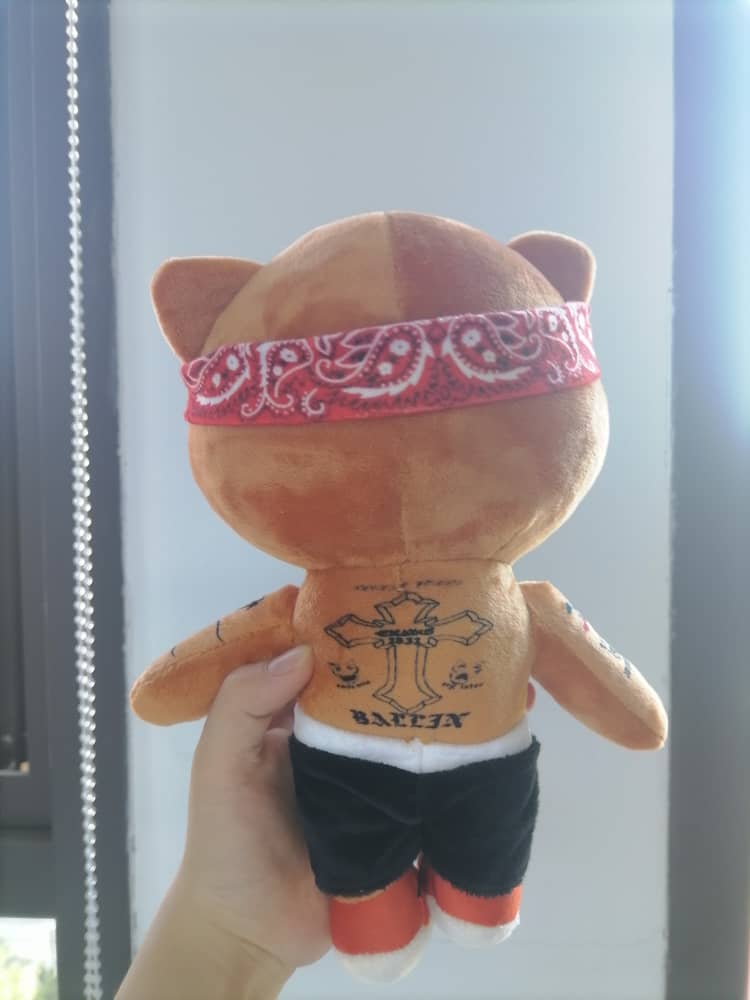 tupac  fan art plush 