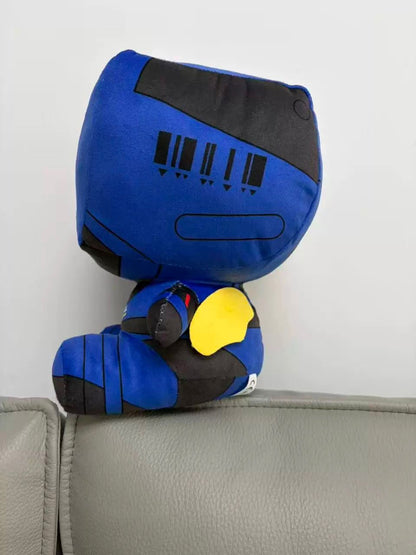 v2 plush antagonist machine with red armor plating