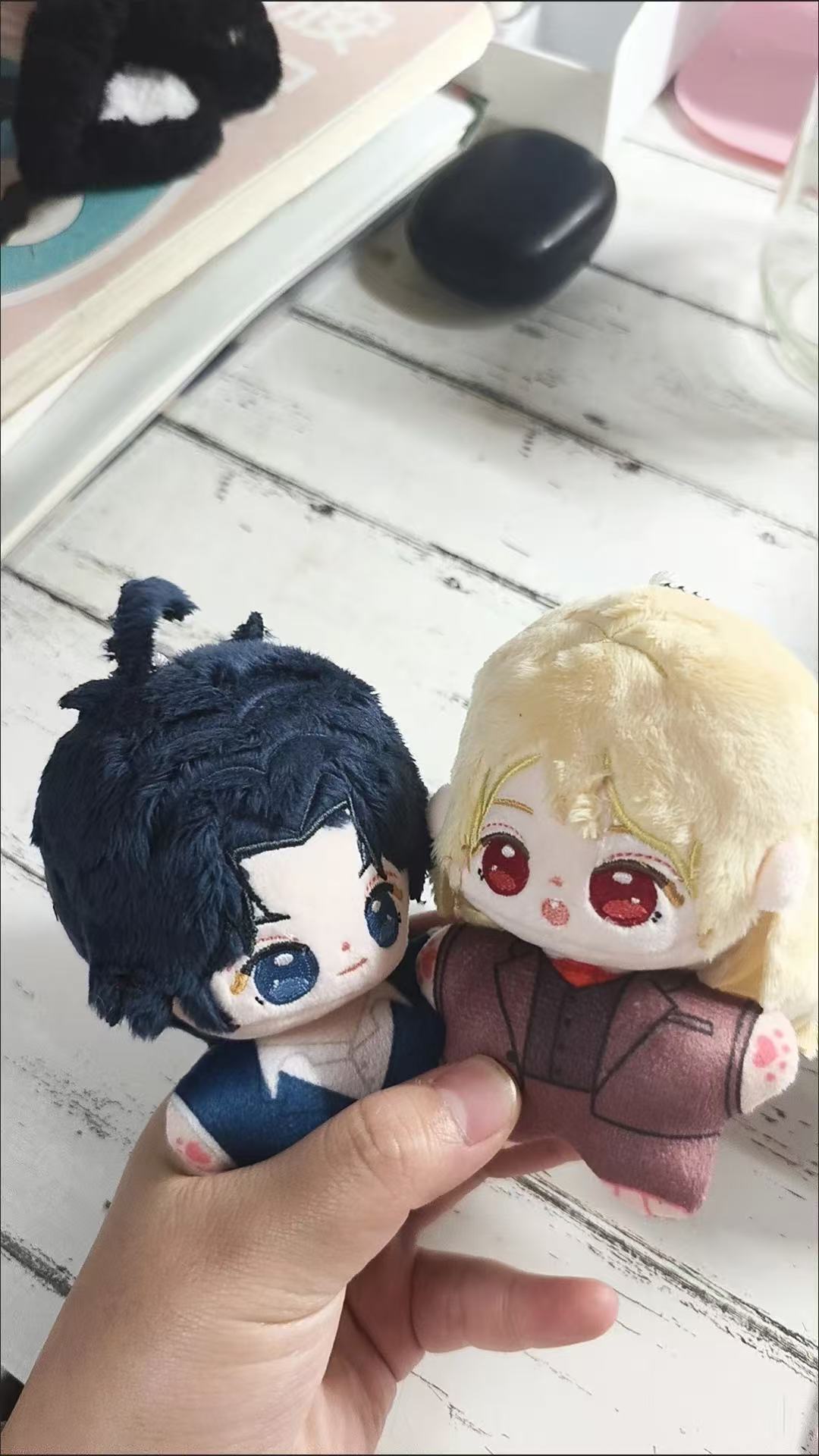 victorian anime plush nobleman and detective rival pair
