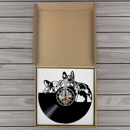 French Bulldog Wall Clock - aprasi