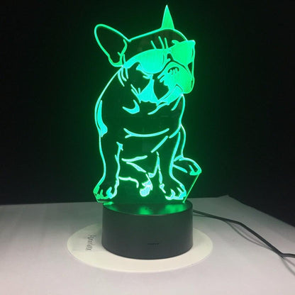French Bulldog Lamp Gift for Dog Lovers - aprasi