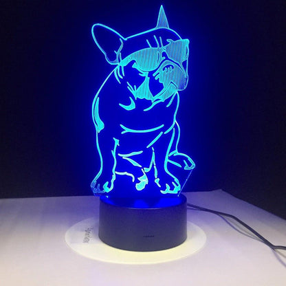 French Bulldog Lamp Gift for Dog Lovers - aprasi