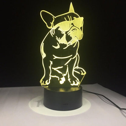 French Bulldog Lamp Gift for Dog Lovers - aprasi