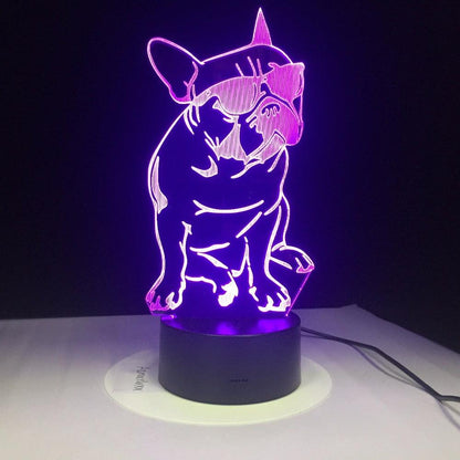 French Bulldog Lamp Gift for Dog Lovers - aprasi