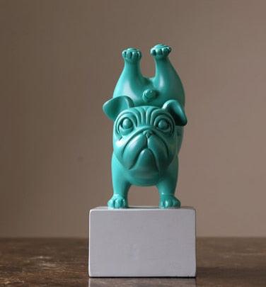 Yoga Bulldog Figurine - aprasi